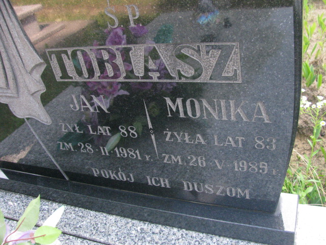 Monika Tobiasz 1906 Brzeziny św. Sebastiana - Grobonet - Wyszukiwarka osób pochowanych
